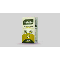 Palito Dental De Bambu 25X100un