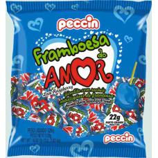 Pirulito PECCIN Framboesa do Amor PC24un