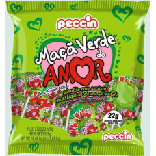 Pirulito PECCIN Maca Verde do Amor 24un