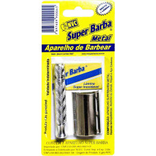 Aparelho de Barbear SUPERBARBA Metal 1 Lamina 6un