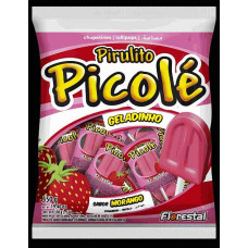 Pirulito FLORESTAL  Picole Morango pacote 550g