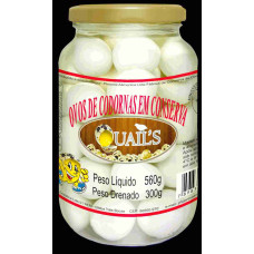 Ovos Codorna em Conserva QUAILS 300g