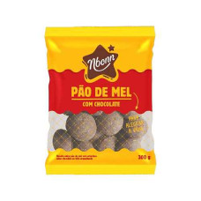 Pao de Mel NBONN Cobertura Chocolate ao Leite 300g