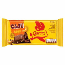 Tablete GAROTO Leite Castanha Caju 16X80g