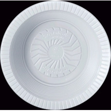 Prato  FD 12cm PS CRISTAL Branco 100X10unid